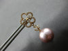 LARGE 1.11CT DIAMOND & AAA PINK SOUTH SEA PEARL 18KT ROSE GOLD HANGING EARRINGS