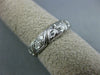 ANTIQUE .35CT DIAMOND 14K WHITE GOLD 3D FILIGREE ETERNITY ANNIVERSARY RING #1190