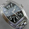 FRANCK MULLER CONQUISTADOR 8005 BLACK LADIES WATCH SS BOX + PAPERS 6.75" #2687