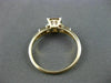 ANTIQUE .57CT DIAMOND 14KT TWO TONE GOLD FILIGREE FISHTAIL ENGAGEMENT RING #9122