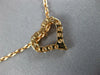 ESTATE .53CT DIAMOND 18KT ROSE GOLD 3D CLASSIC OPEN HEART LOVE PENDANT