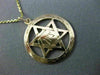 ESTATE 14K YELLOW GOLD 3D HANDCRAFTED STAR OF DAVID ZION FILIGREE PENDANT #26157