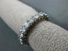 3.0CT ROUND DIAMOND 14K WHITE GOLD 3D SHARE PRONG ETERNITY ANNIVERSARY RING 1352
