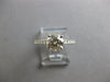 ESTATE 1.24CT DIAMOND 18KT WHITE GOLD 3D ROUND CLASSIC SOLITAIRE ENGAGEMENT RING