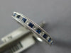 .52CT DIAMOND & AAA SAPPHIRE 18KT WHITE GOLD PRINCESS CHANNEL ANNIVERSARY RING