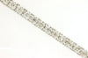 ESTATE LARGE 3.0CT DIAMOND 14KT WHITE GOLD 3D CLASSIC ROUND TENNIS BRACELET