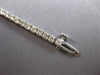 ESTATE 2.22CT DIAMOND 14KT WHITE GOLD 3D CLASSIC ROUND 2.5MM TENNIS BRACELET