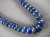 ESTATE LARGE 327CT AAA SAPPHIRE 3D GRADUATING CLASSIC BEAD OVAL TENNIS NECKLACE