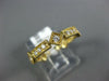 .41CT DIAMOND 18K YELLOW GOLD FILIGREE MILIGRAIN 3/4TH ETERNITY ANNIVERSARY RING