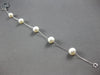 ESTATE AAA SOUTH SEA PEARL 14KT WHITE GOLD 3D CLASSIC 7MM FUN LOVE BRACELET