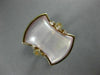 ESTATE LARGE 13.18CT DIAMOND & AAA PINK QUARTZ 18KT ROSE GOLD 3D 3 ROW FUN RING