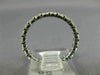 1.03CT DIAMOND 18KT WHITE GOLD 3D ROUND SHARE PRONG ETERNITY ANNIVERSARY RING