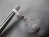 LARGE .47CT DIAMOND 18K WHITE GOLD FLOWER CIRCLE OF LIFE HUGGIE HANGING EARRINGS