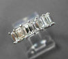 ANTIQUE 1.70CTW EMERALD DIAMOND PLATINUM WEDDING ANNIVERSARY RING F/G VVS #19431