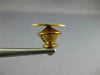 ESTATE 14KT YELLOW GOLD 3D CLASSIC MATTE AND SHINY OVAL MENS PIN
