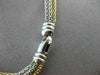 ESTATE 14KT W&Y GOLD MULTI STRANDED NECKLACE W/ LOBSTER LOCK ITALY BEAUTIFUL 776