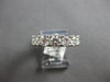 LARGE 2.0CT DIAMOND 14KT WHITE GOLD 7 STONE COMFORT FIT WEDDING ANNIVERSARY RING