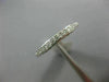 ESTATE .21CT DIAMOND 14KT WHITE GOLD 3D SEMI ETERNITY WEDDING ANNIVERSARY RING