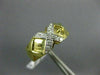 ESTATE WIDE .15CT DIAMOND 14KT YELLOW GOLD 3D CLASSIC TRIPLE X LOVE RING #2790