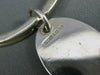 ESTATE TIFFANY & CO. 925 SILVER CLASSIC ROUND & OVAL ENGRAVEABLE KEYCHAIN #22927