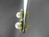 ESTATE .60CT DIAMOND & AAA SOUTH SEA PEARL 14KT Y GOLD EARRING W/ JACKETS #22321