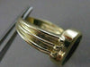 ESTATE AAA BLACK ONYX 14KT YELLOW GOLD 3D CARVED ROMAN SOLDIER MEN'S RING #20078