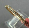 ESTATE .65CT DIAMOND 14K ROSE GOLD SIZABLE ETERNITY WEDDING ANNIVERSARY RING 2mm