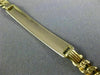 ESTATE LONG & WIDE 14K YELLOW GOLD ENGRAVABLE ITALIAN CUBAN ID BRACELET #22842