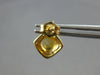 2.25CT DIAMOND & AAA CITRINE 14KT YELLOW GOLD CUSHION & ROUND HANGING EARRINGS