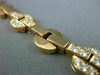 ESTATE 2.35CT ROUND CUT DIAMOND 18KT ROSE GOLD 3D CIRCULAR LINK BRACELET #21566