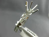 ESTATE .45CT DIAMOND 14KT WHITE GOLD 3D ROUND SEMI MOUNT ENGAGEMENT RING #8988