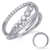 .69CT DIAMOND 14KT WHITE GOLD 3D ROUND SHARED PRONG GRADUATING JOURNEY LOVE RING