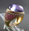ESTATE MASSIVE 22.44CTW DIAMOND & AAA MULTI GEMSTONE 18KT ROSE GOLD 3D FUN RING