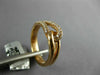 ESTATE .28CT DIAMOND 18KT ROSE GOLD 3D CLASSIC LOVE KNOT FUN RING