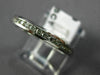 ESTATE .38CT DIAMOND 14KT WHITE GOLD 3D CLASSIC CHANNEL ANNIVERSARY RING #18944