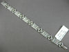 ANTIQUE LARGE 4.06CT DIAMOND PLATINUM 3D MARQUISE SHAPE OVAL TENNIS BRACELET
