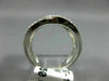 ESTATE LARGE .88CT DIAMOND 14KT WHITE GOLD 3D DOUBLE ROW LOVE KNOT INFINITY RING