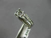 ESTATE 1.20CT DIAMOND 14K WHITE GOLD ROUND SEMI MOUNT ENGAGEMENT RING #11734
