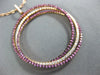 LARGE 1.95CT DIAMOND & AAA PINK SAPPHIRE 18KT ROSE GOLD CIRCLE OF LIFE PENDANT