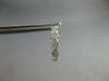 .65CT DIAMOND 14KT WHITE GOLD 3D CLASSIC OVAL HUGGIE LEVERBACK HANGING EARRINGS