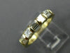 ESTATE .76CT PRINCESS & BAGUETTE DIAMOND 14KT YELLOW GOLD ANNIVERSARY RING #6893