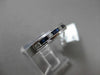 ESTATE .70CTW DIAMOND & AAA SAPPHIRE 14KT WHITE GOLD MILGRAIN ANNIVERSARY RING