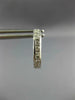 ANTIQUE .36CT DIAMOND 18KT WHITE GOLD SQUARE FILIGREE HUGGIE HOOP EARRINGS #7531