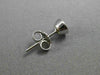 ESTATE .30CT DIAMOND 14KT WHITE GOLD CLASSIC SOLITAIRE BEZEL STUD EARRINGS 25792