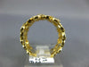 ESTATE LARGE .60CT DIAMOND 18KT YELLOW GOLD 3D MULTI ROW INFINITY SWIRL FUN RING