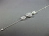 .43CT DIAMOND 18KT WHITE GOLD ROUND & BAGUETTE HEART SHAPE BY THE YARD BRACELET