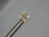 ESTATE .50CT DIAMOND 18K ROSE GOLD ROUND & BAGUETTE CLUSTER SQUARE STUD EARRINGS