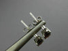 ESTATE 2.01CT DIAMOND & AAA GARNET 14KT WHITE GOLD 3D OVAL HALO STUD EARRINGS