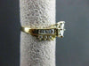 ANTIQUE .46CT DIAMOND 14KT W&Y GOLD MARQUISE & ROUND ENGAGEMENT RING #20196