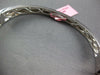 ESTATE WIDE 3.35CT DIAMOND 18KT WHITE GOLD 3D MULTI ROW FILIGREE BANGLE BRACELET